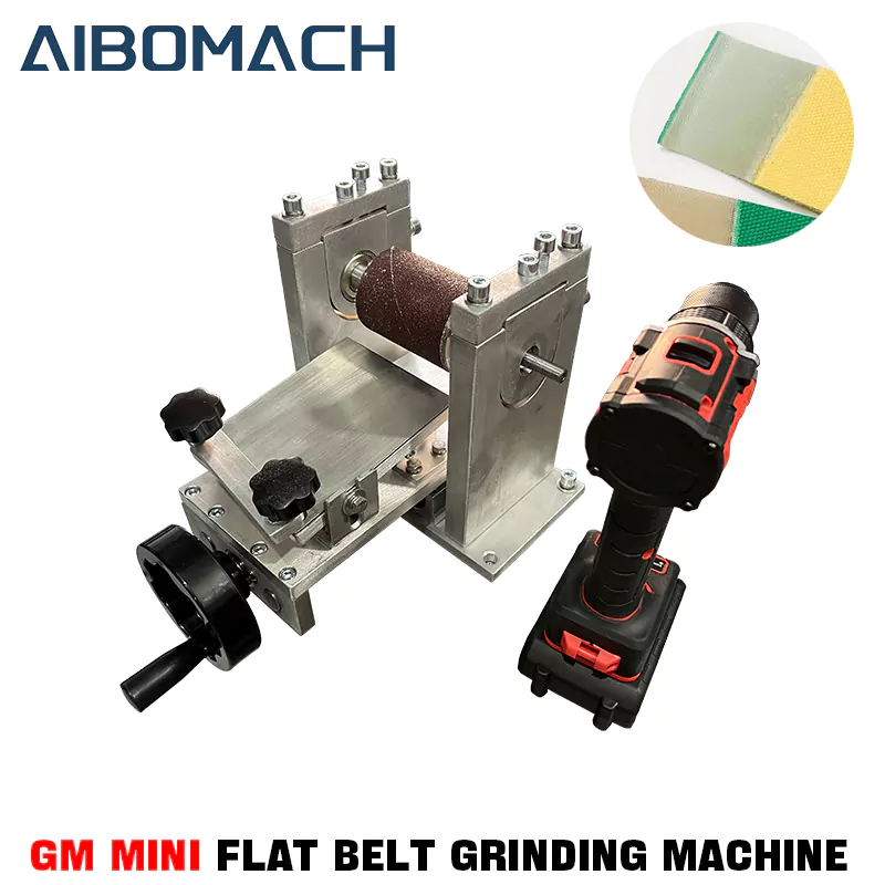Model GM Mini -- Flat Belt Grinding Machine With Hand Drill